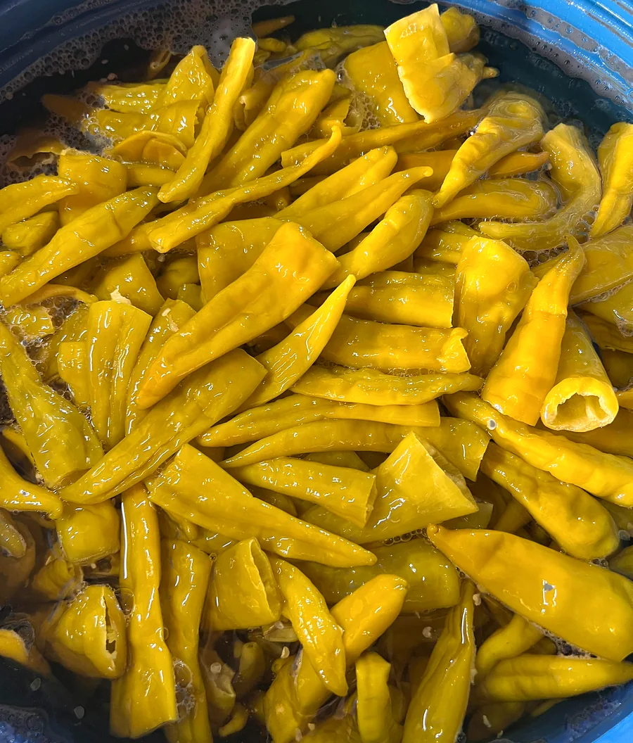 Macedonian peppers in brine